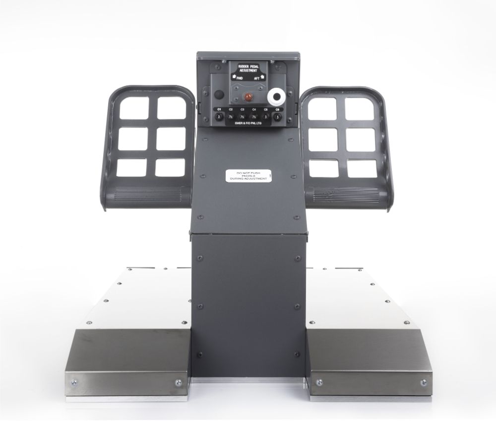FSC B737NG UPFLOOR RUDDER PEDALS FO FRONT